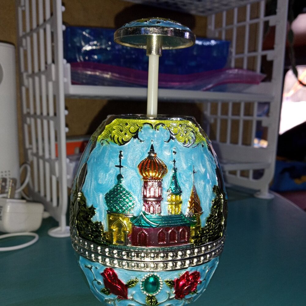 Antique Russian Toothpick Holder